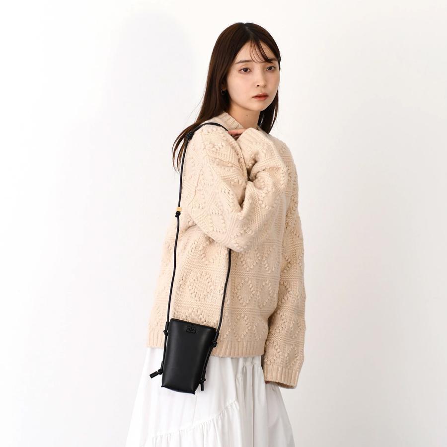 GANNI ガニー BOU CROSSBODY BAG ベージュ GANNI（ガニー） ショルダーバッグ バッグ BOU CROSSBODY BAG A5958