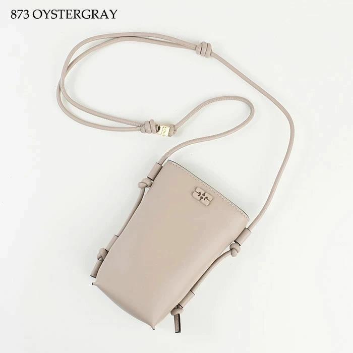 GANNI ガニー BOU CROSSBODY BAG グレイッシュベージュ GANNI（ガニー） ショルダーバッグ バッグ BOU CROSSBODY BAG A5958