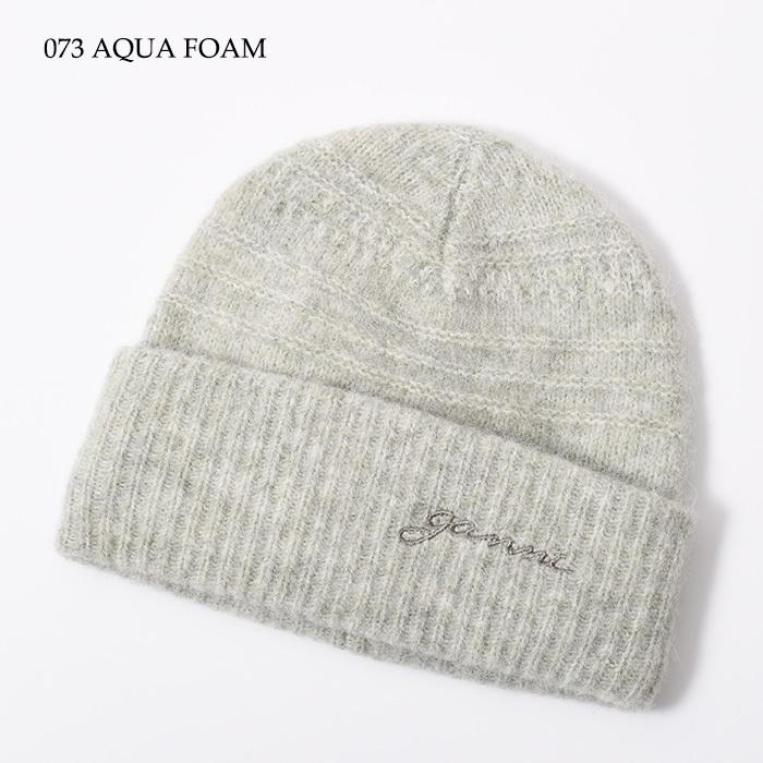 GANNI（ガニー） ニット帽 帽子 ビーニー ソフトウールビーニー A6063