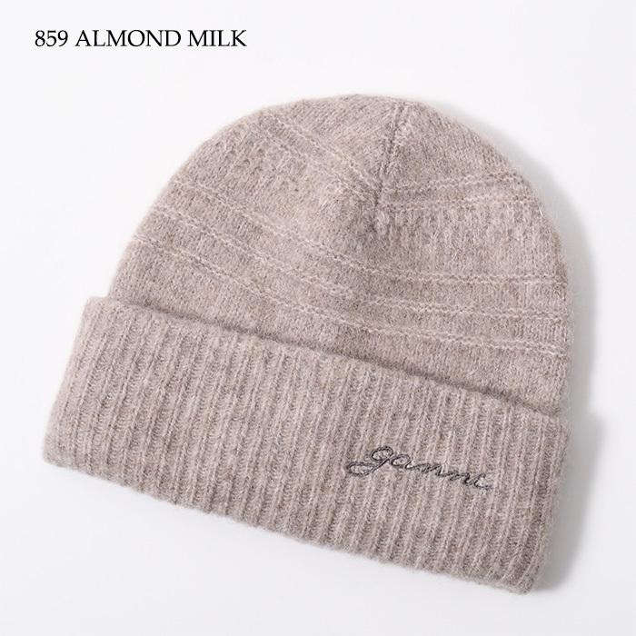 GANNI（ガニー） ニット帽 帽子 ビーニー ソフトウールビーニー A6063