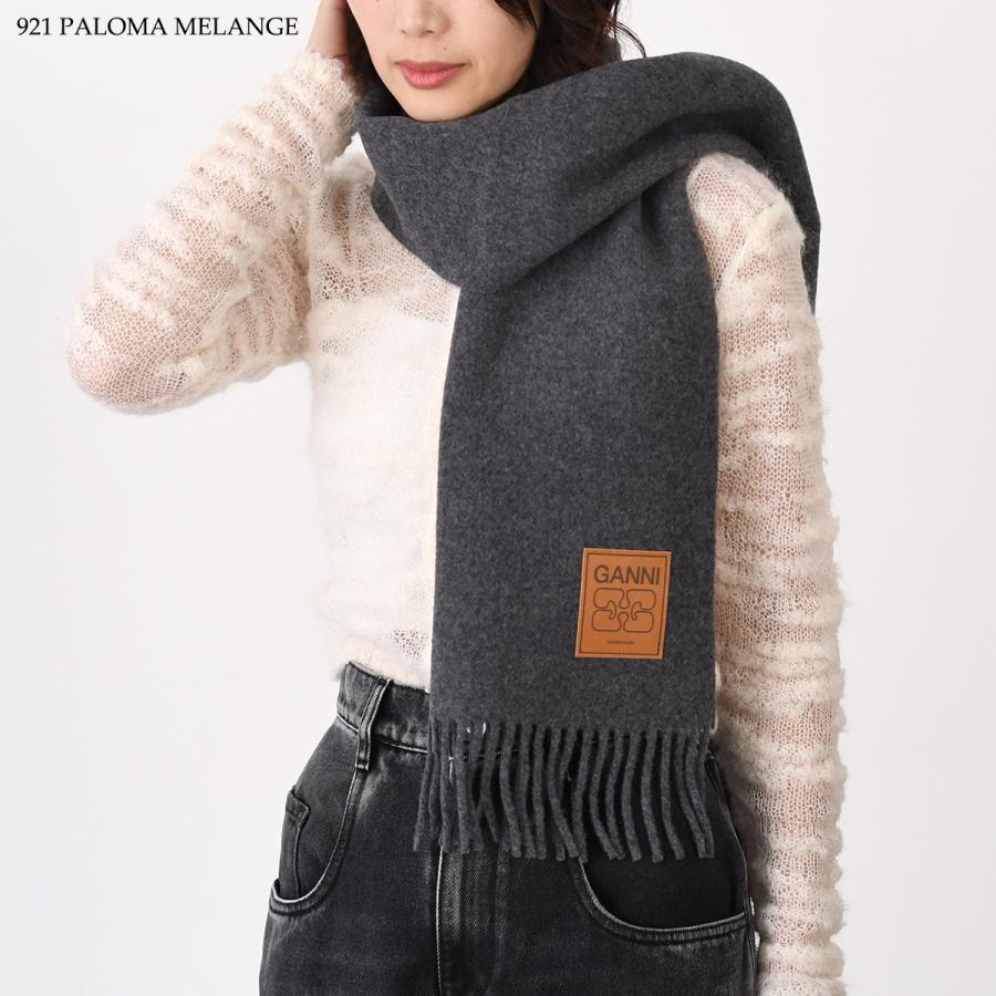 GANNI（ガニー） マフラー ストール ウールスカーフ A6931 A6932