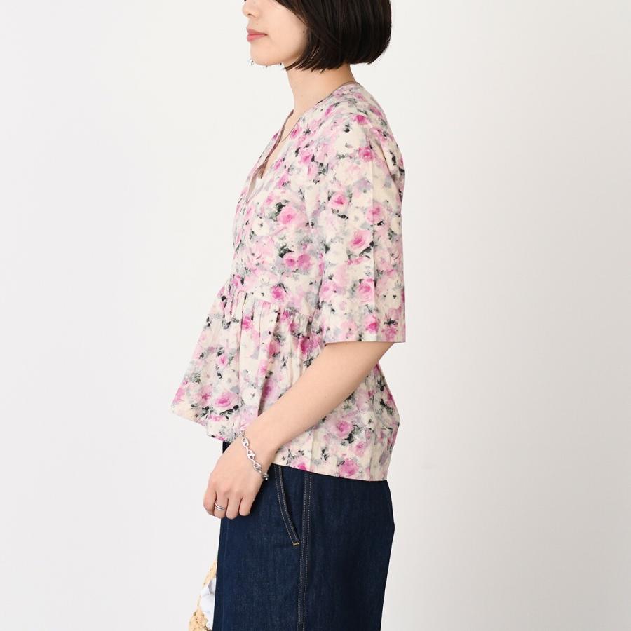 GANNI（ガニー） トップス フローラル ブラウス シャツ F8710