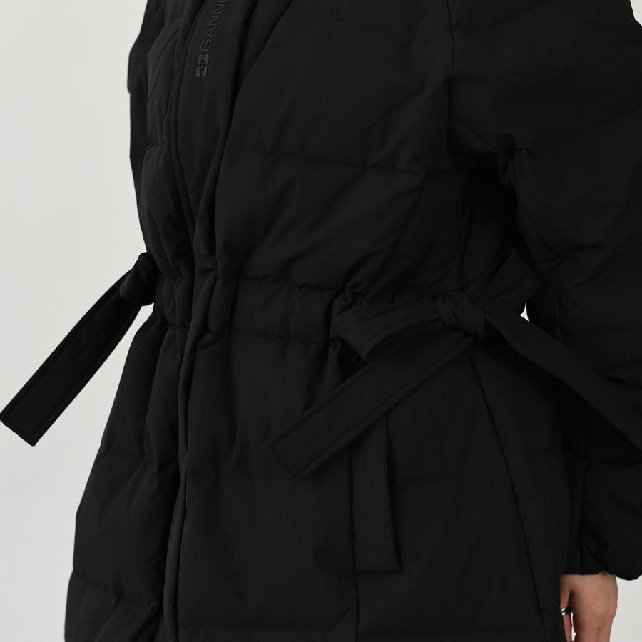 GANNI ガニー ダウン アウター ジャケット TECH SEERSUCKER