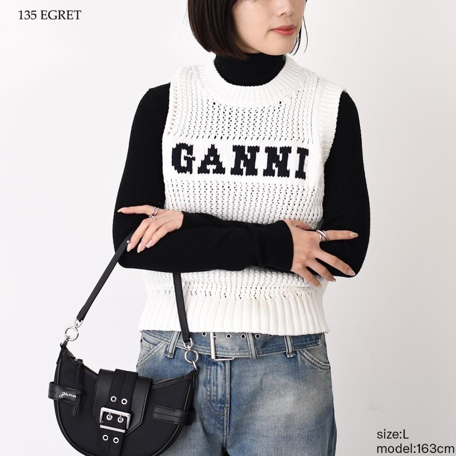 GANNI ニットベスト GANNI（ガニー） トップス ベスト ニットベスト COTTON ROPE VEST