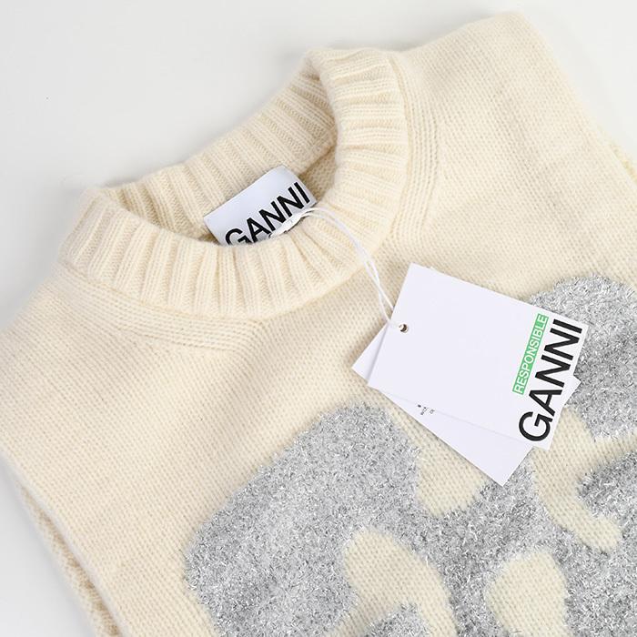 GANNI（ガニー） ニットベスト トップス ベスト GRAOHIC VEST K2252