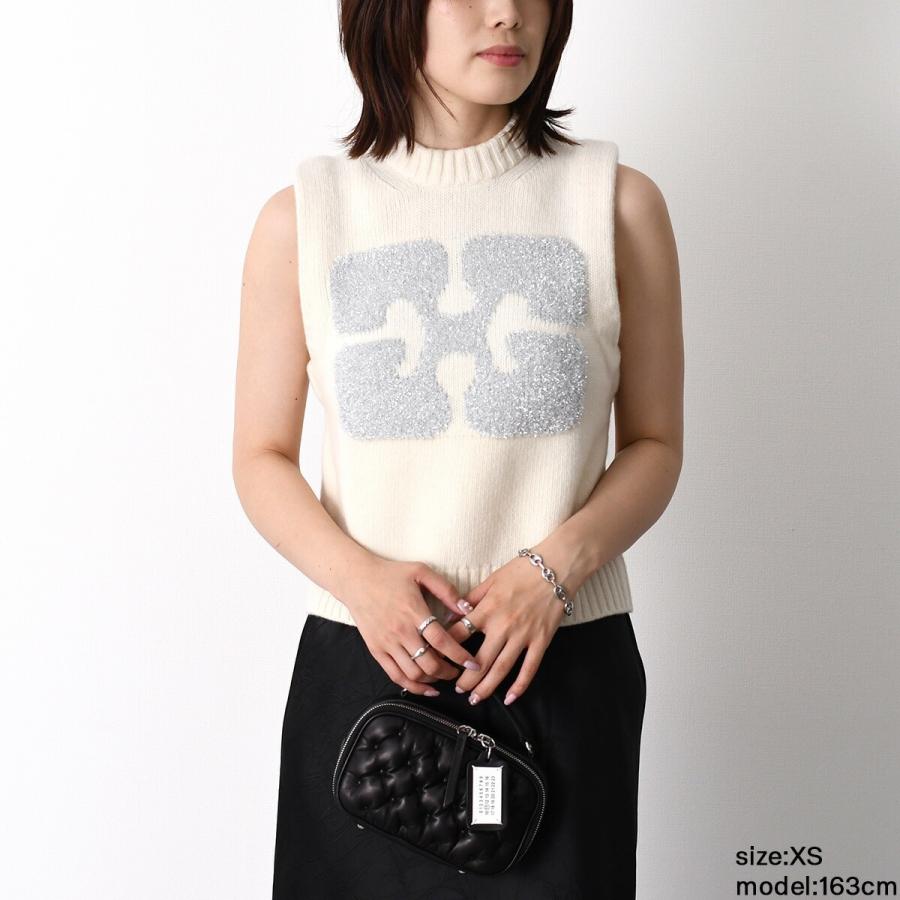 GANNI（ガニー） ニットベスト トップス ベスト GRAOHIC VEST K2252