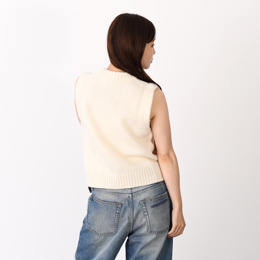 新品 GANNI ガニー　カーディガン　ニット　クロップド　ベスト 新品 GANNI ガニー カーディガン ニット クロップド ベストの通販はau