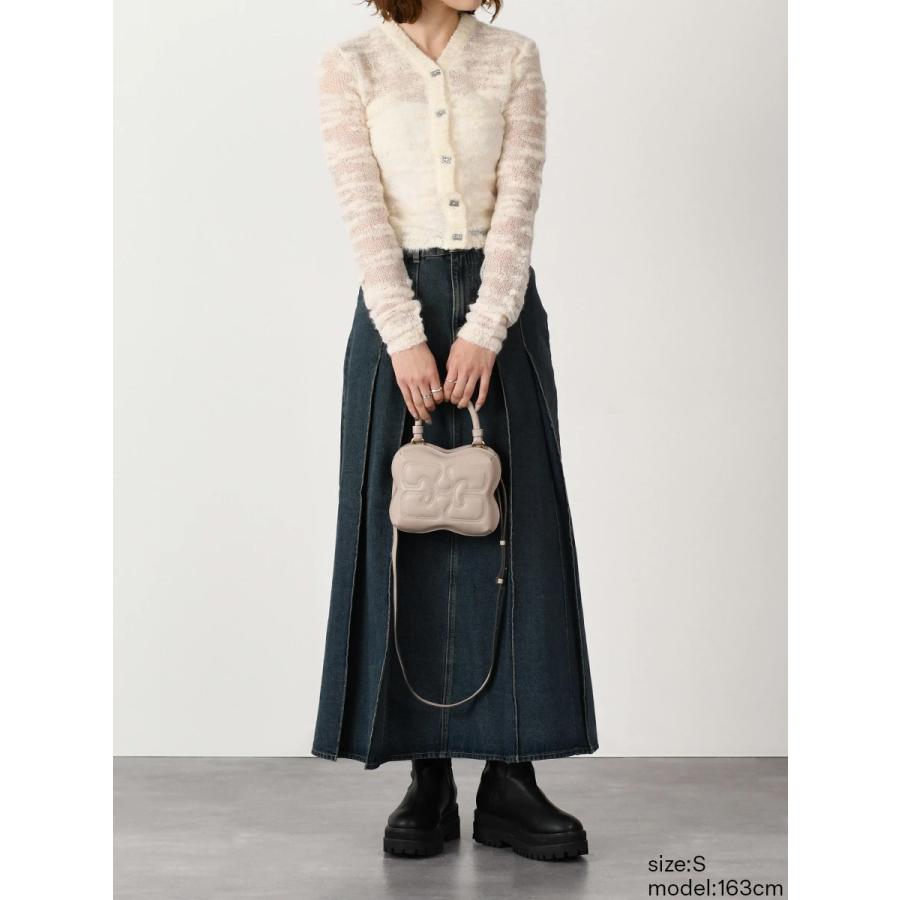 GANNI（ガニー） ニット トップス カーディガン ALPACA MOHAIR BOUCLE