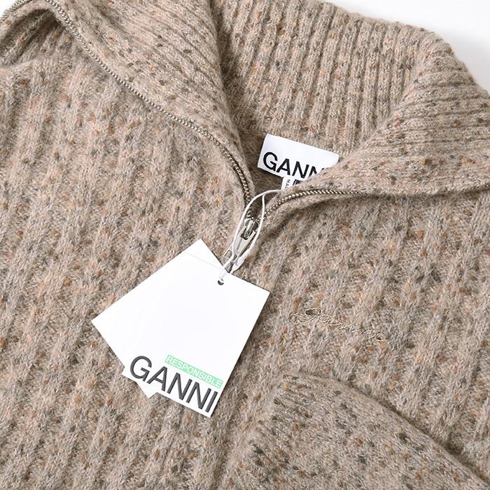 GANNI ガニー カーディガン トップス ALPACA COTTON MIX