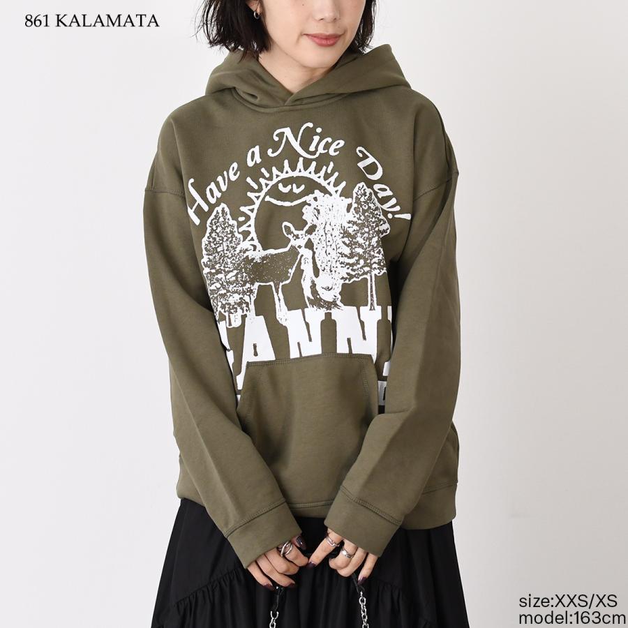 GANNI（ガニー） トップス フーディー パーカー ISOLI T3652