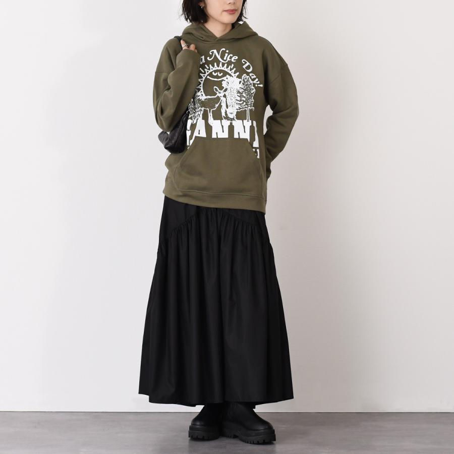 GANNI（ガニー） トップス フーディー パーカー ISOLI T3652 