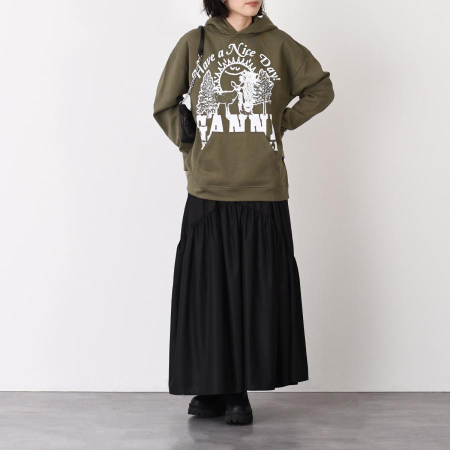GANNI（ガニー） トップス フーディー パーカー ISOLI T3652 