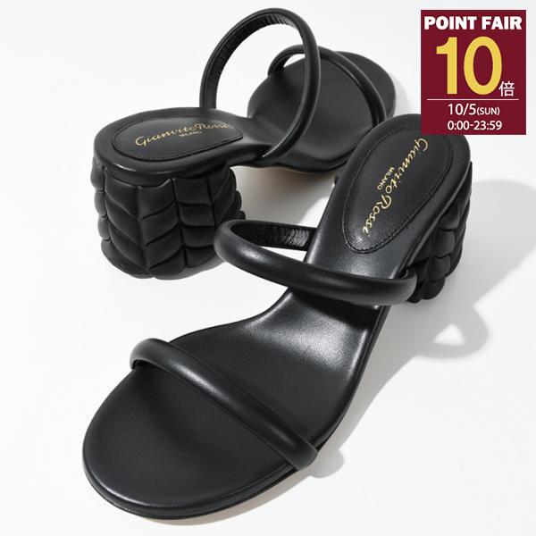 Gianvito Rossi【関税送料込】フラビアサンダル Gianvito Rossi Flavia 105mm レザーサンダル | ブラック