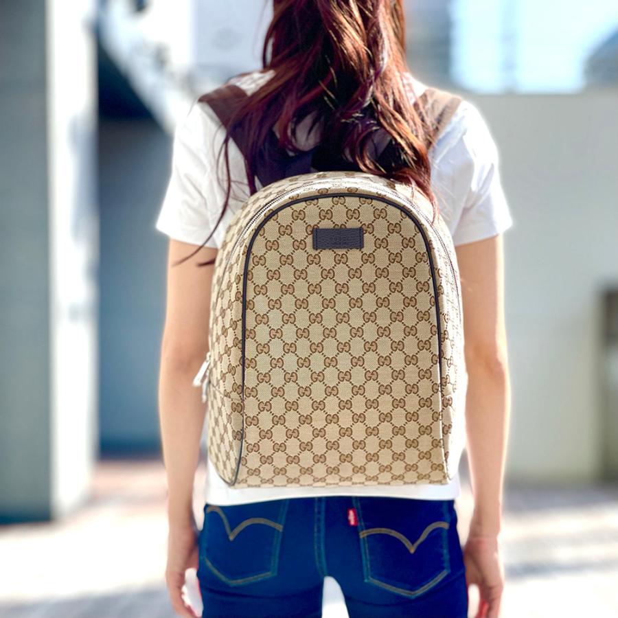 P2倍 Gucci グッチ モノグラム キャンパス バックパック レディース メンズ ユニセックス リュック シマ ナイロン Gucci ky9nn セレクトショップ Felice Yahoo 店 通販 Yahoo ショッピング