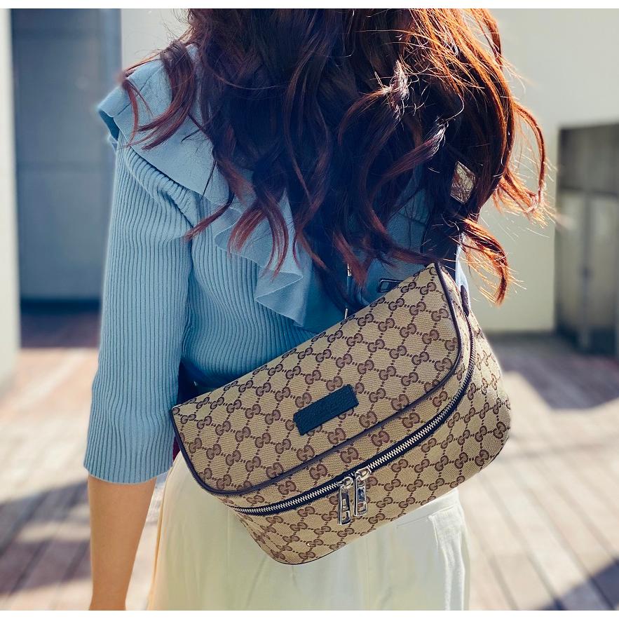 完売 Gucci グッチ ウエストポーチ ショルダーバッグ Ggシマ 宅送 Www Acfi Com Mx