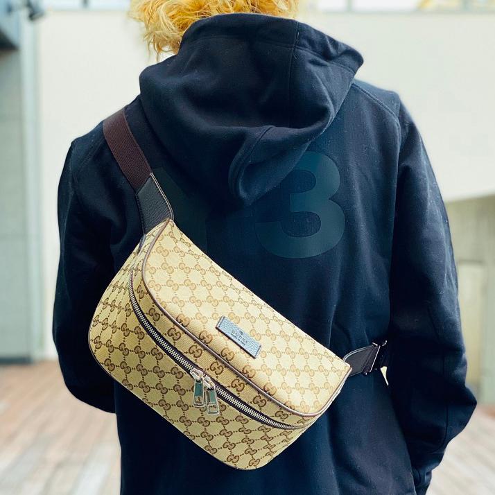 P3倍 Gucci グッチ モノグラム ボディバッグ ユニセックス ショルダーバッグ ウエストポーチ ベルトバッグ Brown ブラウン メンズ Gucci Bodybagbm セレクトショップ Felice Yahoo 店 通販 Yahoo ショッピング