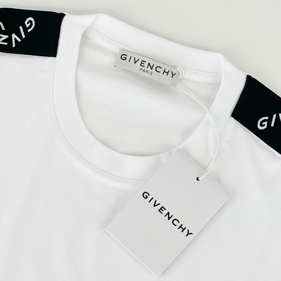 GIVENCHY ジバンシィ ロゴ TAPE Tシャツ SLIMFIT スリムフィット ロゴT ...