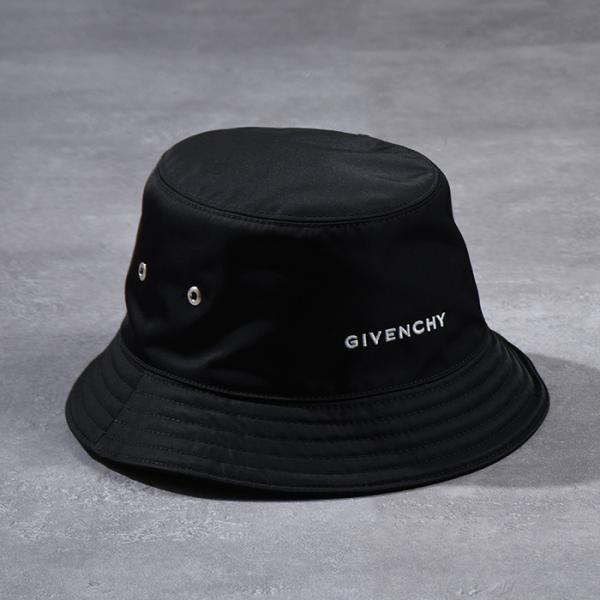 GIVENCHY（ジバンシィ） 帽子 ナイロン ロゴバケットハット BPZ05BP0DM