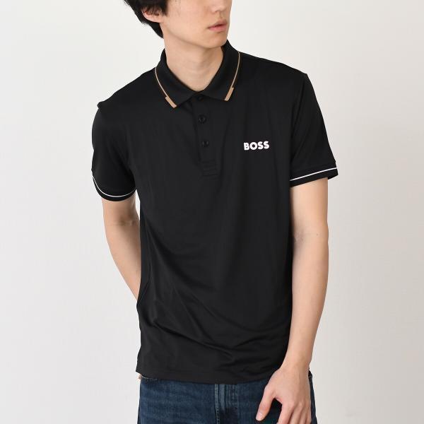 HUGO BOSS（ヒューゴ・ボス） Tシャツ スリムフィット コントラスロゴ 