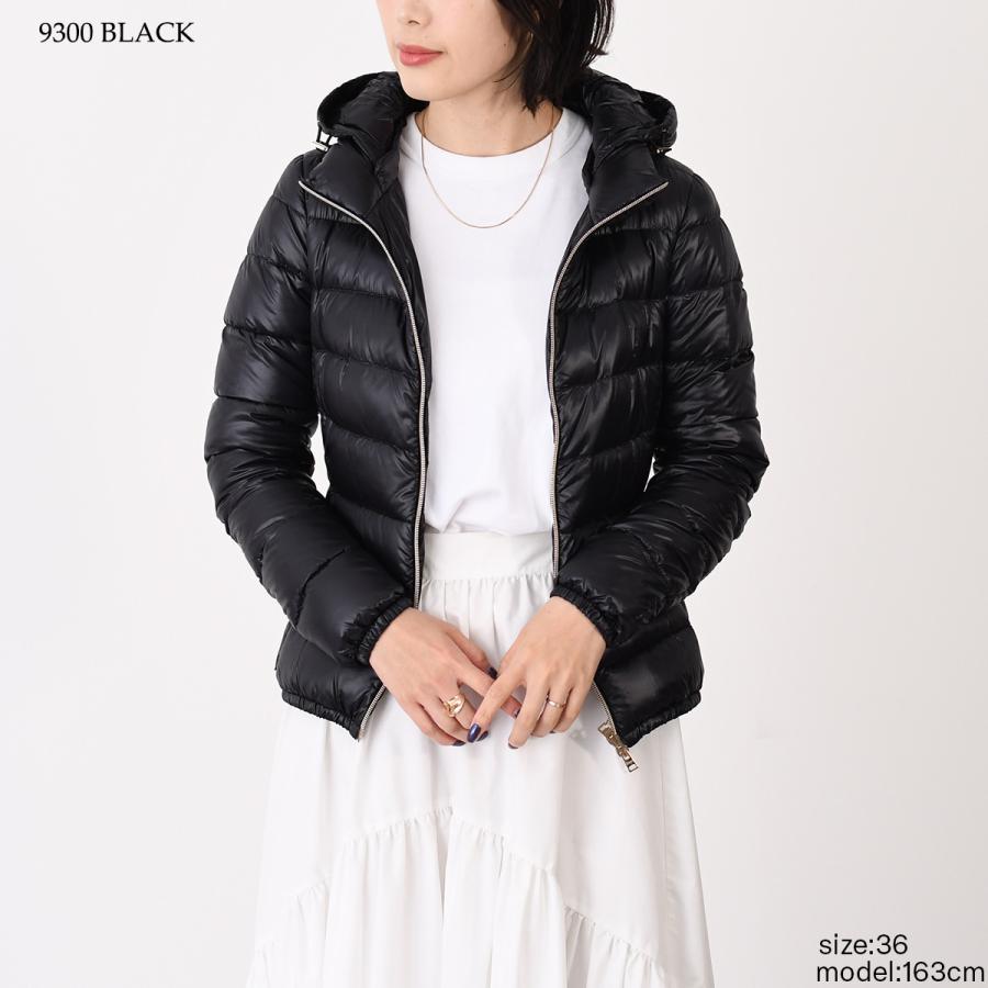 ヘルノ　ダウン　ジャケット　レディース　ブラック　ショート HERNO ヘルノ ダウン アウター ショートダウン ダウンジャケット