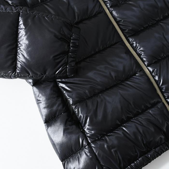 HERNOのブラック　ショートダウンコート HERNO ヘルノ ダウン アウター ショートダウン ダウンジャケット