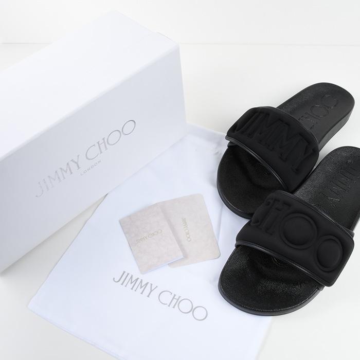 JIMMY CHOO（ジミーチュウ） サンダル 靴 フィッツ / M パフロゴ
