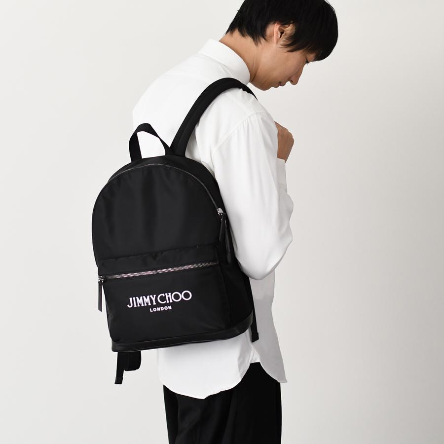 Jimmy Choo バックパック WILMER/U DNH ナイロン WILMER | Black Nylon Backpack with Jimmy Choo Logo | Autumn
