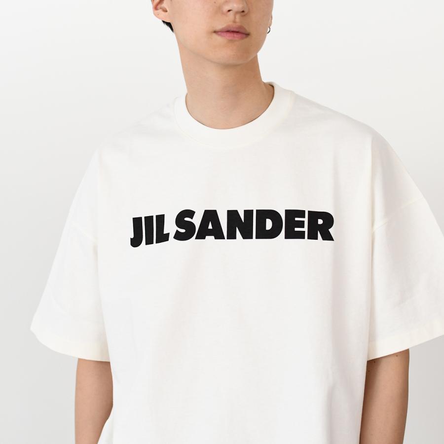 JIL SANDER (ジルサンダー) ロゴプリント クルーネック 長袖 T