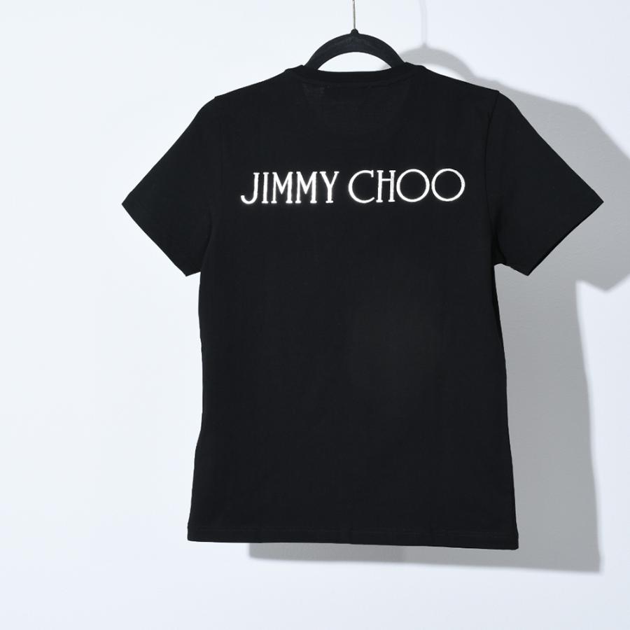 P2倍 Jimmy Choo ジミーチュウ ロゴ シンプル Tシャツ クルーネック 白 ホワイト White 黒 ブラック Black シルバー ロゴt レディース Jimmy T Shirt1 セレクトショップ Felice Yahoo 店 通販 Yahoo ショッピング