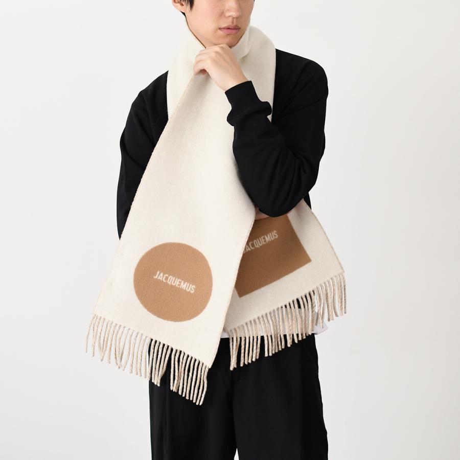 JACQUEMUS（ジャックムス） マフラー L'ECHARPE ROND CARRE ウール