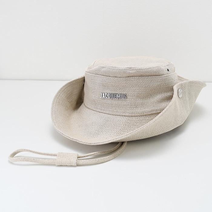 JACQUEMUS ホワイト バケットハット JACQUEMUS ホワイト 帽子 バケットハット - メルカリ