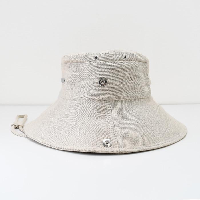 JACQUEMUS ハット ホワイト 美品】 JACQUEMUS / ジャックムス | カットオフ バケットハット