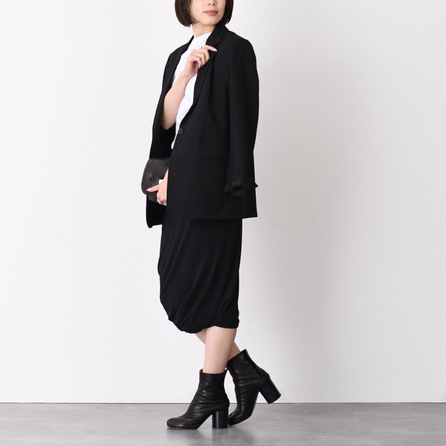 JIL SANDER 23SS フレアスカート ロング丈 32 黒 JIL SANDER（ジルサンダー） ロングスカート エラスティック スカート