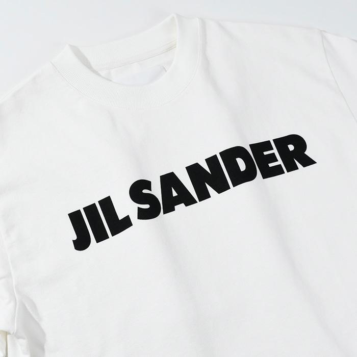 JIL SANDER ホワイト 長袖　Tシャツ　新品 JIL SANDER ジルサンダー ロゴTシャツ ロンT J22GC0136 J45148