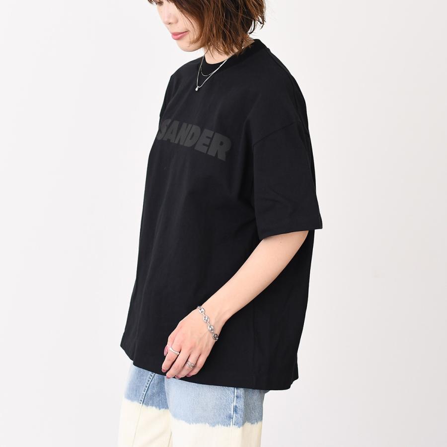 JIL SANDER+ ジルサンダー Tシャツ 黒 レディース XS JIL SANDER ジルサンダー レディース Tシャツ（3枚セット