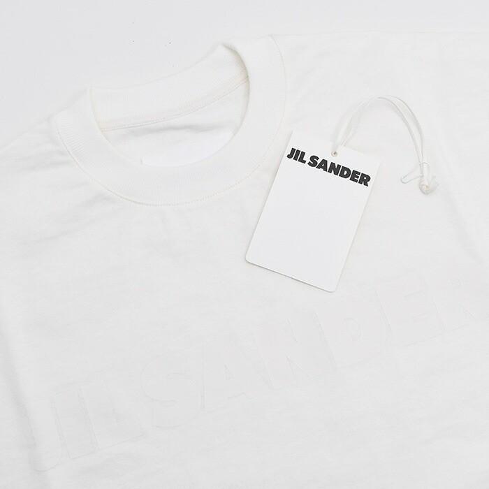 【10％OFF】JILSANDER ジルサンダー トップス Tシャツ ロゴTシャツ J03GC0137 J20243 レディース ホワイト クルーネック 半袖 ロゴT 春 爆買の画像
