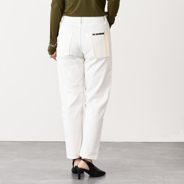 【美品】JIL SANDER ジルサンダー　36サイズ　パンツ ジルサンダーJIL SANDER ウールギャバテーパードパンツ 黒36 (K