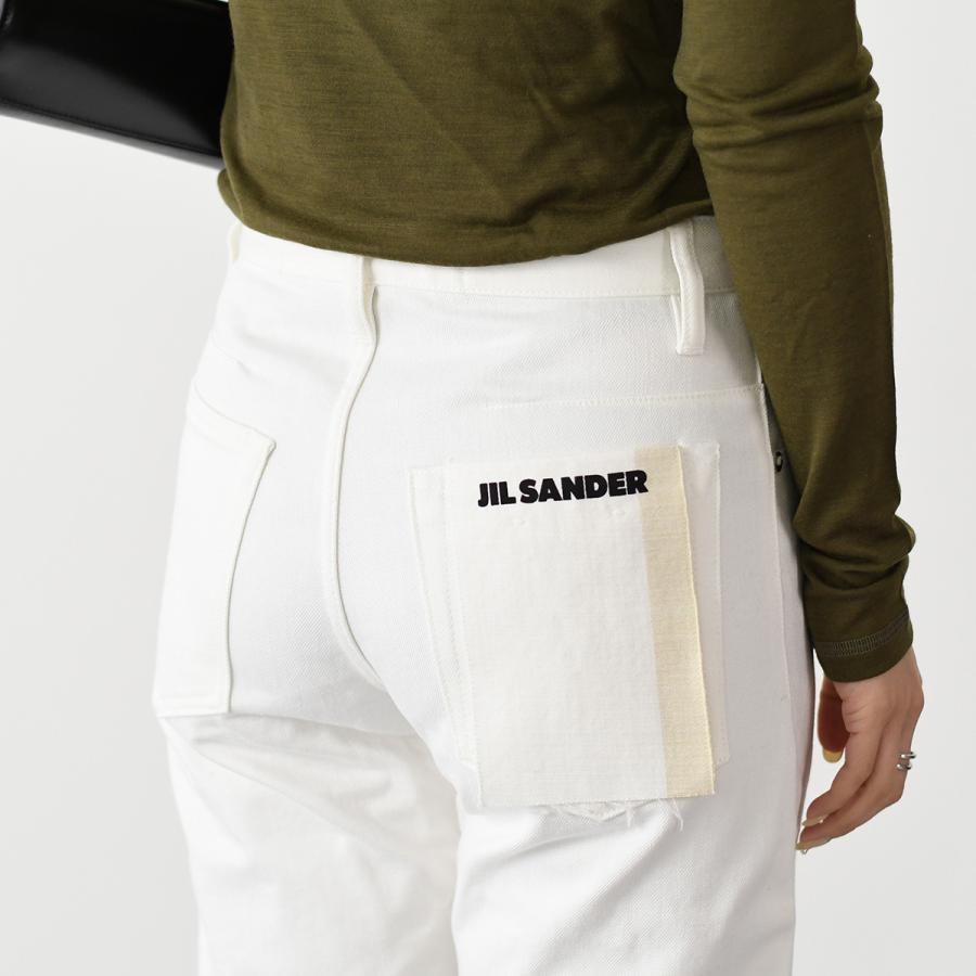 ジルサンダー　テーパードパンツ　ホワイト JIL SANDER JILSANDER ジルサンダー ボトムス デニム ズボン