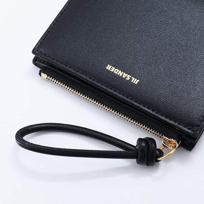 【早い者勝ち！】JIL SANDER 2つ折りウォレット　ブラック JIL SANDER JILSANDER ジルサンダー 財布 二つ折り財布