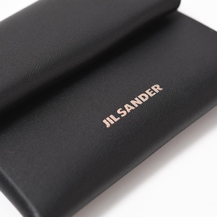 直営店☆JIL SANDER☆SALE!ロゴ レザー ジップ コインウォレット Jil Sander☆ロゴ プリント ジップ ウォレット (Jil Sander