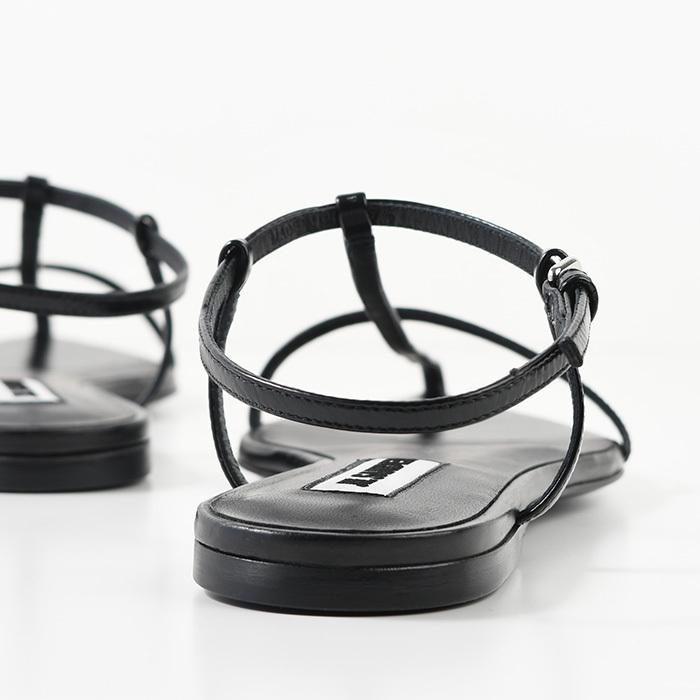 JIL SANDER（ジルサンダー） サンダル フラットサンダル レザー ポイン