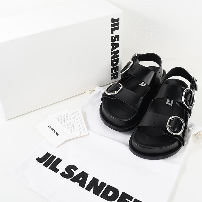 ジルサンダー☆ストラップ レザー サンダル Jil Sander ストラップ レザーサンダル | ホワイト | FARFETCH JP