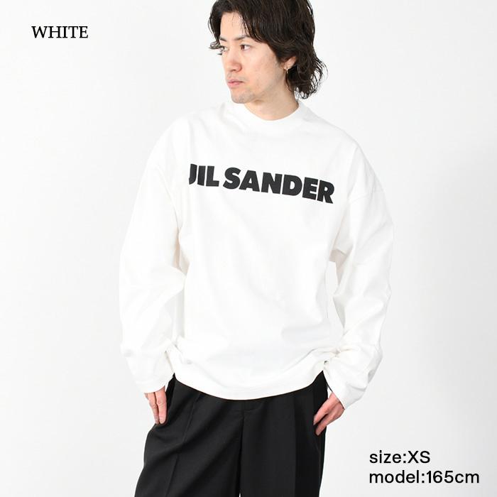 ジルサンダー メンズ 長袖Tシャツ J22GC0136 J45047 102 JIL SANDER JILSANDER ジルサンダー ロゴTシャツ トップス ロンT