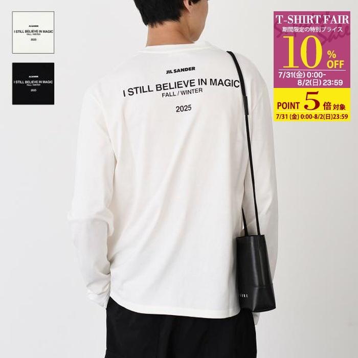 JIL SANDER（ジルサンダー） Tシャツ Jil Sanderロゴ バック プリント
