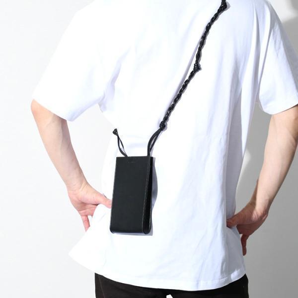 JILSANDER ジルサンダー スマホケース タングル TANGLE フォンケース J25VL0005 P5454 メンズ ユニセックス ブラック  黒 シンプル ショルダーケース 人気 :js-j25vl0005p5454-m:セレクトショップ FELICE Yahoo!店 - 通販 -