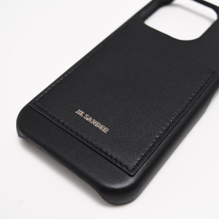 JIL SANDER レザー iPhoneケース ブラック JIL SANDER レザー iPhoneケース ブラック スマートフォン・携帯電話