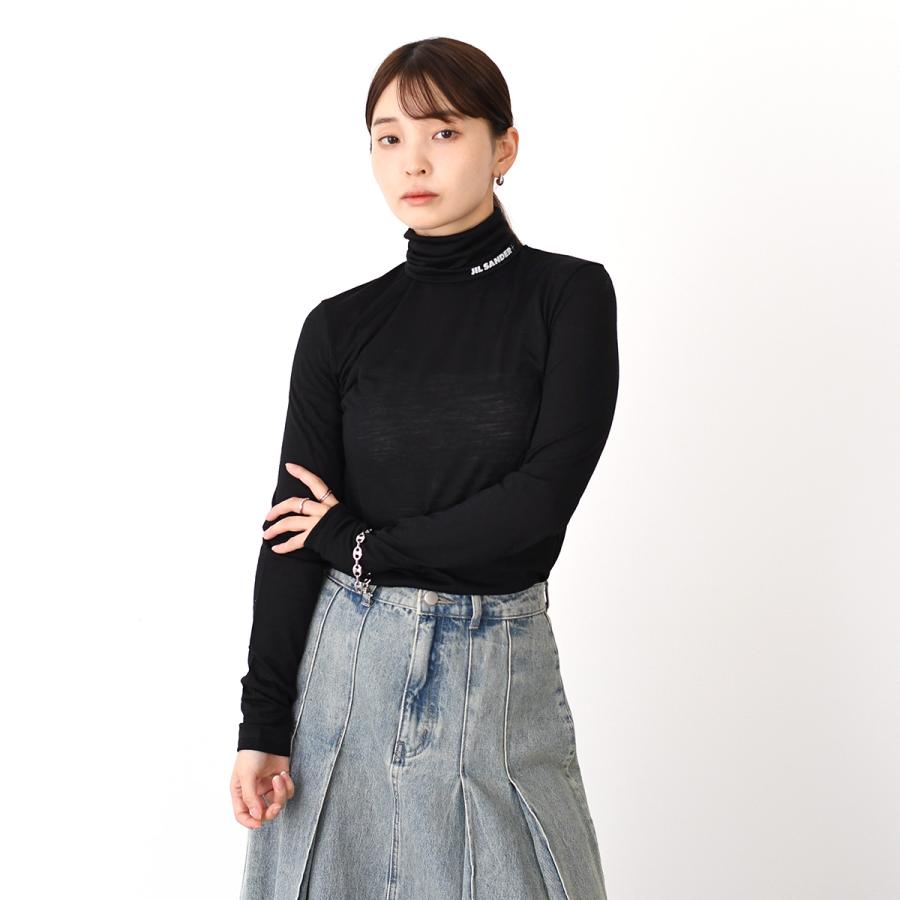 ジルサンダー　ロングオーバーコート　ハイネック　フロントジップ　イタリア製　48 アウトレット】【ラスト1点】JIL SANDER ジルサンダー ロング
