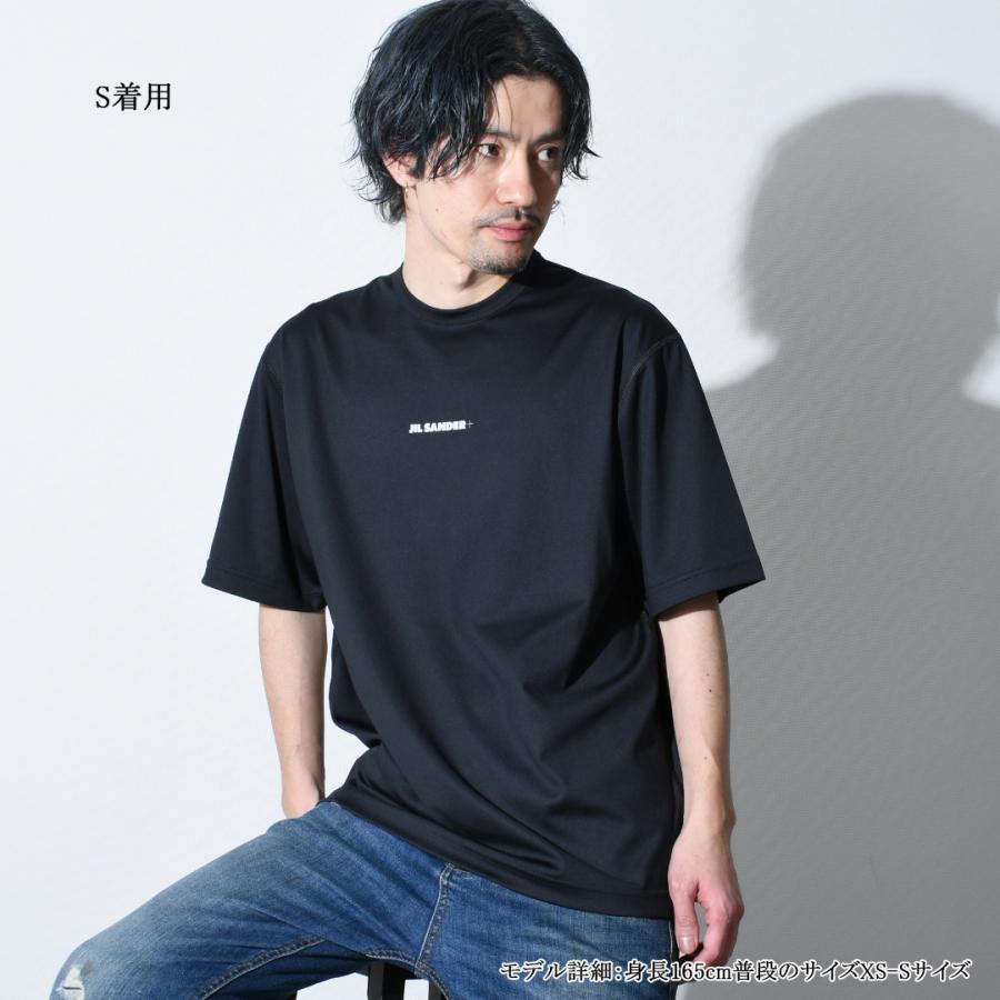 JIL SANDER ジルサンダー クルーネックTシャツ メンズ BLACK - トップス