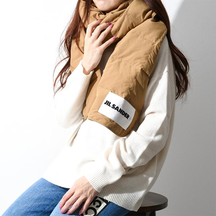 JIL SANDER ジルサンダー キルティング ダウン マフラー スカーフ レディース 防寒 Jil Sander+ ジルサンダープラス ロゴ ブラ :js-jppt590094wt44:セレクトショップ FELICE Yahoo!店 - 通販 - Yahoo!ショッピング