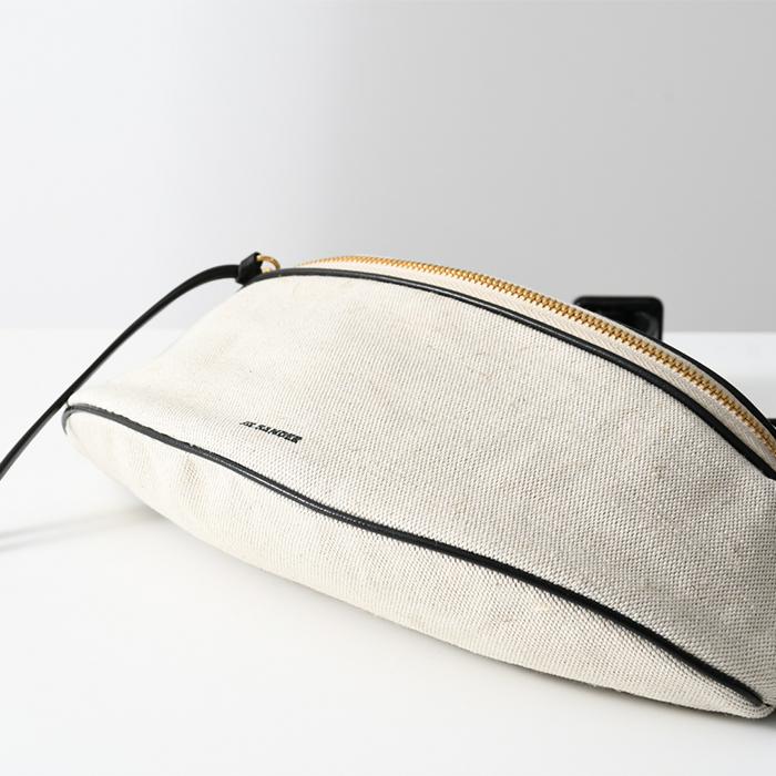 JILSANDER ジルサンダー ボディバッグ ロゴ キャンバス ベルトバッグ